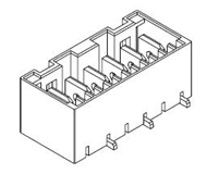 66102P Straight SMT Header